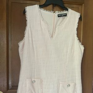 Karl Lagerfeld Pink sleeveless shift dress. Ready for any occasion!